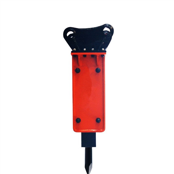 Bočný typ Hydraulický istič Hydraulický Hammer Rock Breaker pre bager nakladač